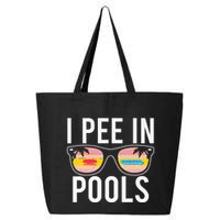 I Pee In Pools 25L Jumbo Tote