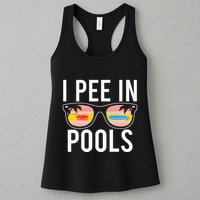 I Pee In Pools Womens Tank Top