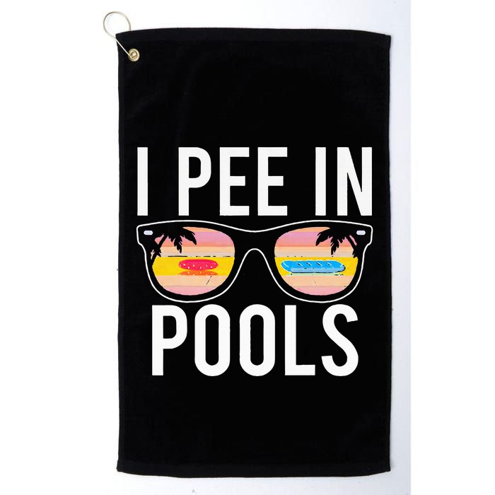 I Pee In Pools Golf Towel