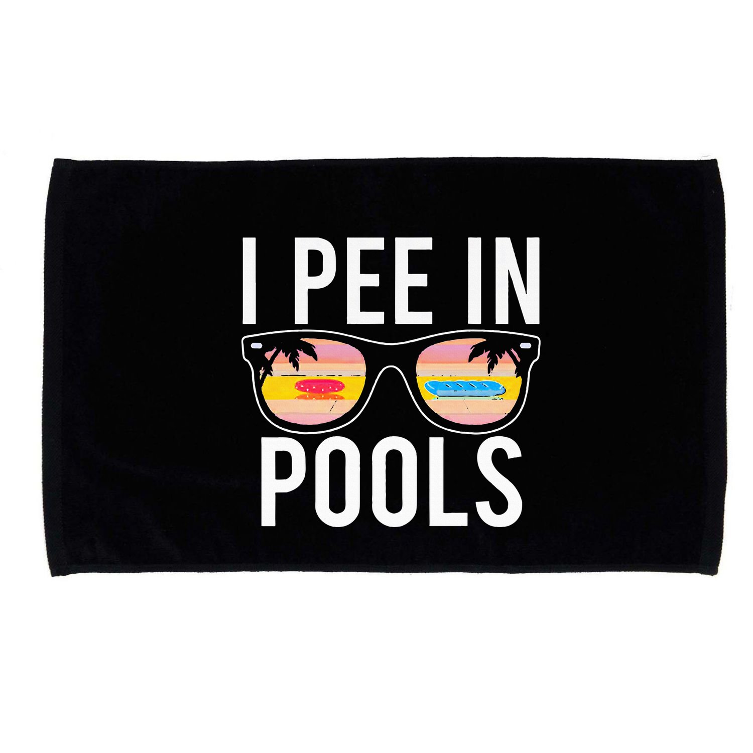 I Pee In Pools Microfiber Hand Towel
