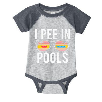 I Pee In Pools Infant Baby Jersey Bodysuit