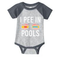 I Pee In Pools Infant Baby Jersey Bodysuit