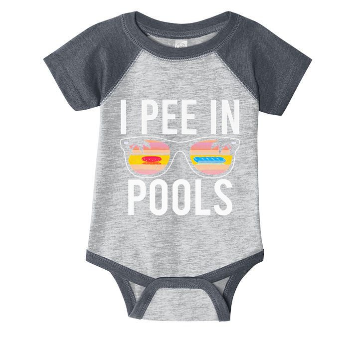 I Pee In Pools Infant Baby Jersey Bodysuit