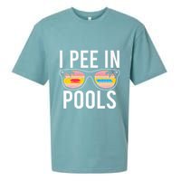 I Pee In Pools Sueded Cloud Jersey T-Shirt