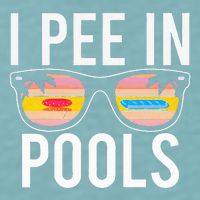 I Pee In Pools Sueded Cloud Jersey T-Shirt