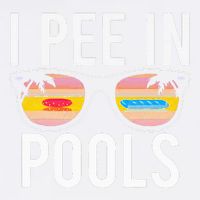 I Pee In Pools Garment-Dyed Sweatshirt