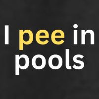 I Pee In Pools Funny Tumbler