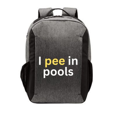 I Pee In Pools Funny Vector Backpack