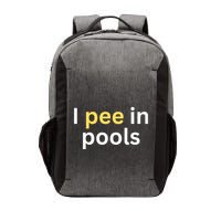 I Pee In Pools Funny Vector Backpack
