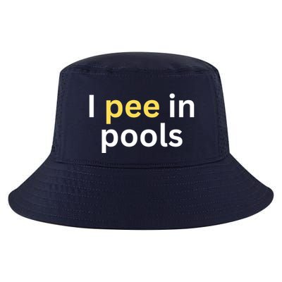 I Pee In Pools Funny Cool Comfort Performance Bucket Hat
