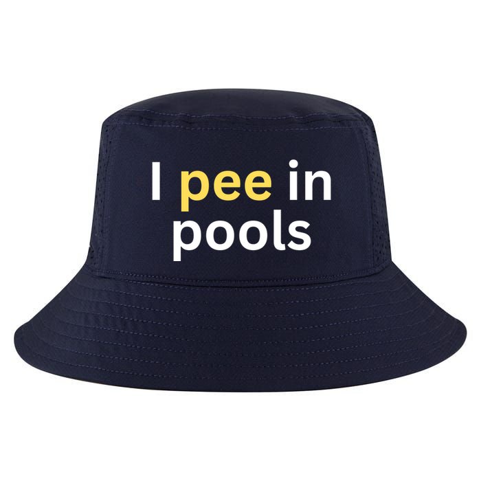 I Pee In Pools Funny Cool Comfort Performance Bucket Hat