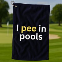 I Pee In Pools Funny Golf Towel