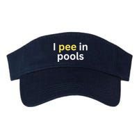 I Pee In Pools Funny Visor