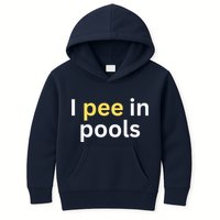 I Pee In Pools Funny Kids Hoodie
