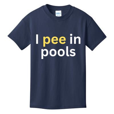 I Pee In Pools Funny Kids T-Shirt