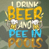I Pee In Pools Swimming Swim Drink Beer I Pee In Pools Legacy Tie Dye Trucker Hat
