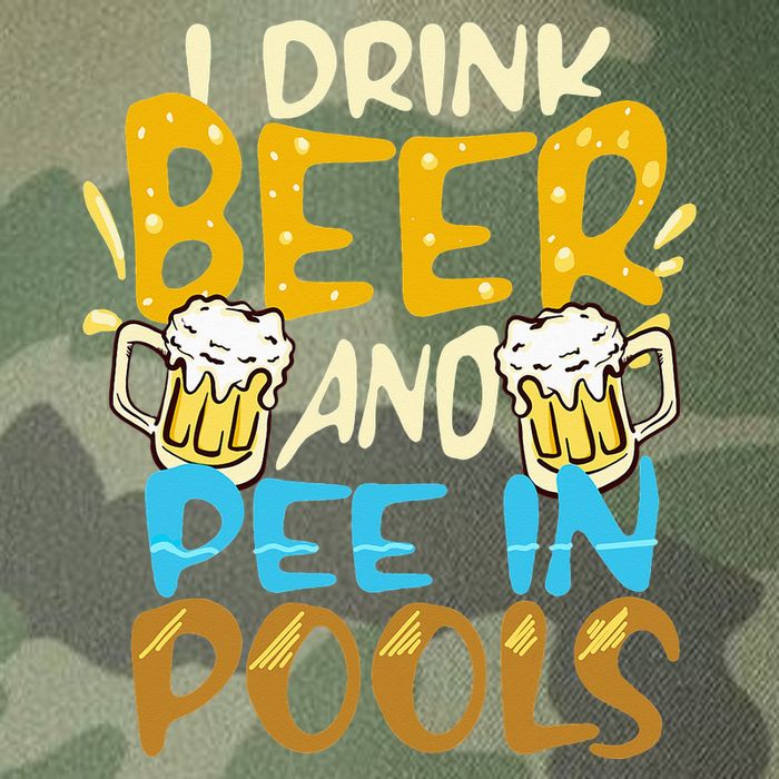 I Pee In Pools Swimming Swim Drink Beer I Pee In Pools Legacy Tie Dye Trucker Hat
