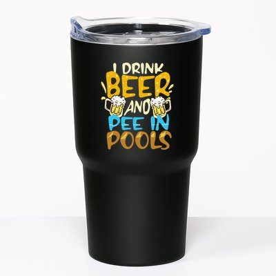 I Pee In Pools Swimming Swim Drink Beer I Pee In Pools Tumbler