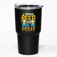 I Pee In Pools Swimming Swim Drink Beer I Pee In Pools Tumbler