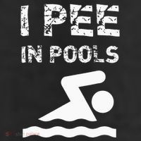 I Pee In Pools Funny Swimming Sarcastic Swim Saying Beanie