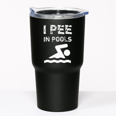 I Pee In Pools Funny Swimming Sarcastic Swim Saying Tumbler