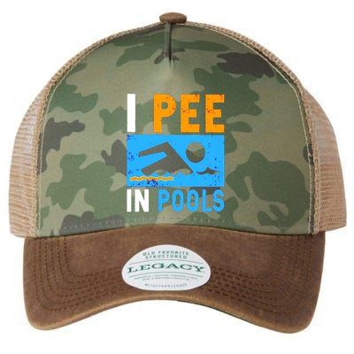 I Pee In Pools Legacy Tie Dye Trucker Hat