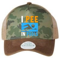 I Pee In Pools Legacy Tie Dye Trucker Hat