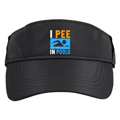 I Pee In Pools Adult Drive Performance Visor