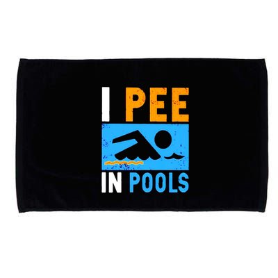 I Pee In Pools Microfiber Hand Towel