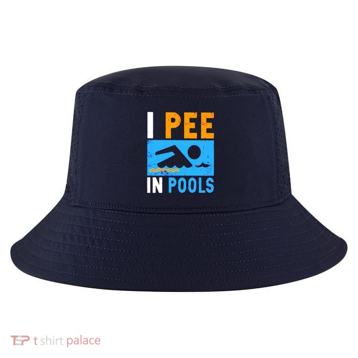 I Pee In Pools Cool Comfort Performance Bucket Hat