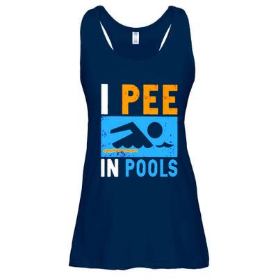 I Pee In Pools Ladies Essential Flowy Tank