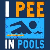 I Pee In Pools Flatbill Hat