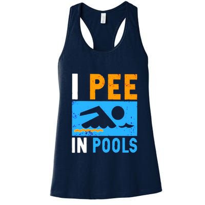 I Pee In Pools Womens Tank Top