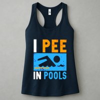 I Pee In Pools Womens Tank Top