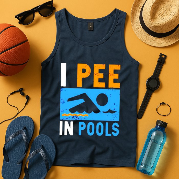 I Pee In Pools Tank Top