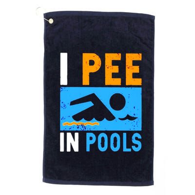 I Pee In Pools Golf Towel