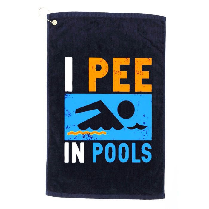 I Pee In Pools Golf Towel