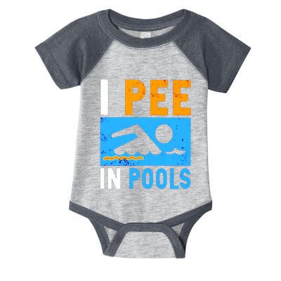 I Pee In Pools Infant Baby Jersey Bodysuit