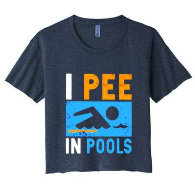 I Pee In Pools Crop Top