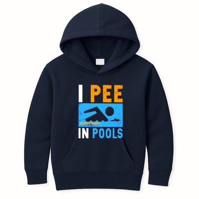 I Pee In Pools Kids Hoodie