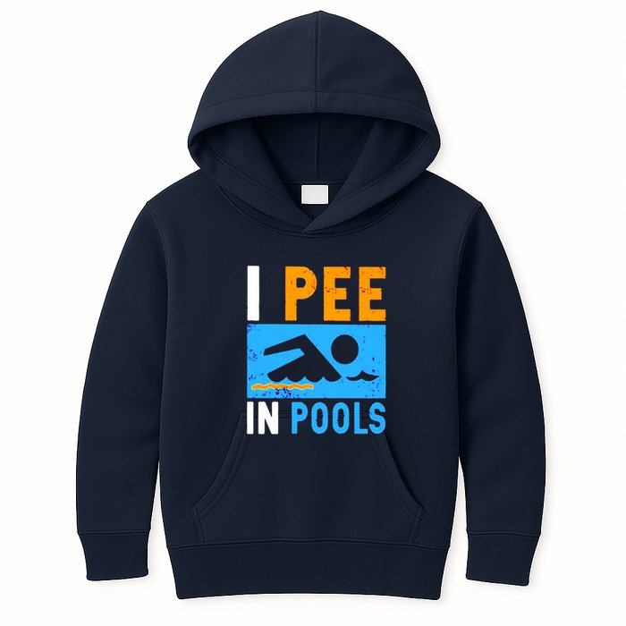 I Pee In Pools Kids Hoodie