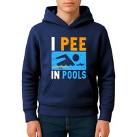 I Pee In Pools Kids Hoodie