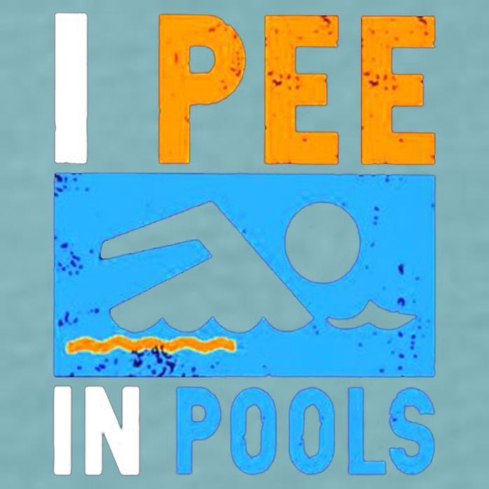 I Pee In Pools Sueded Cloud Jersey T-Shirt