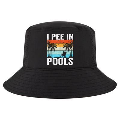 I Pee In Pools Vintage Cool Comfort Performance Bucket Hat