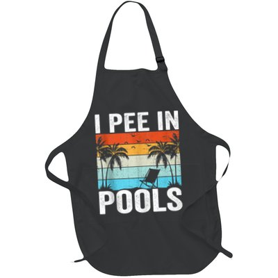 I Pee In Pools Vintage Apron