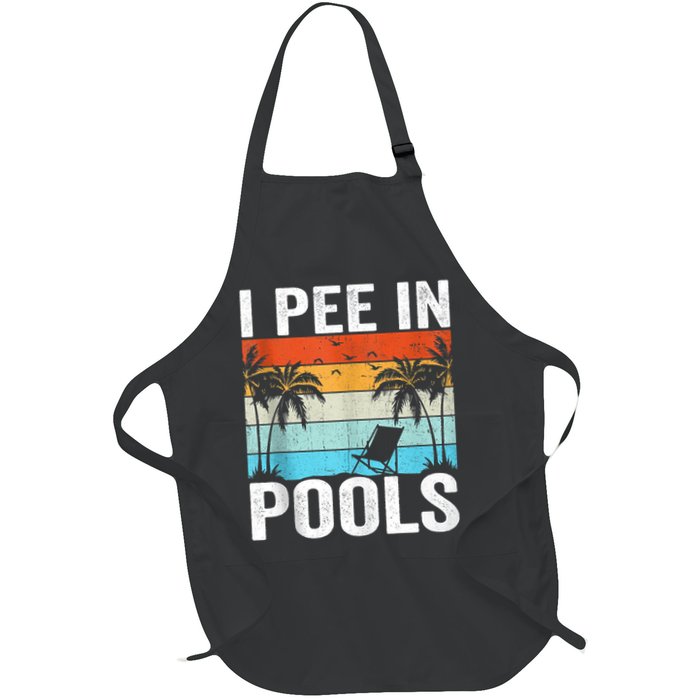 I Pee In Pools Vintage Apron