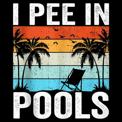 I Pee In Pools Vintage T-Shirt