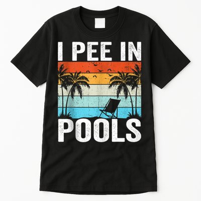 I Pee In Pools Vintage Tall T-Shirt