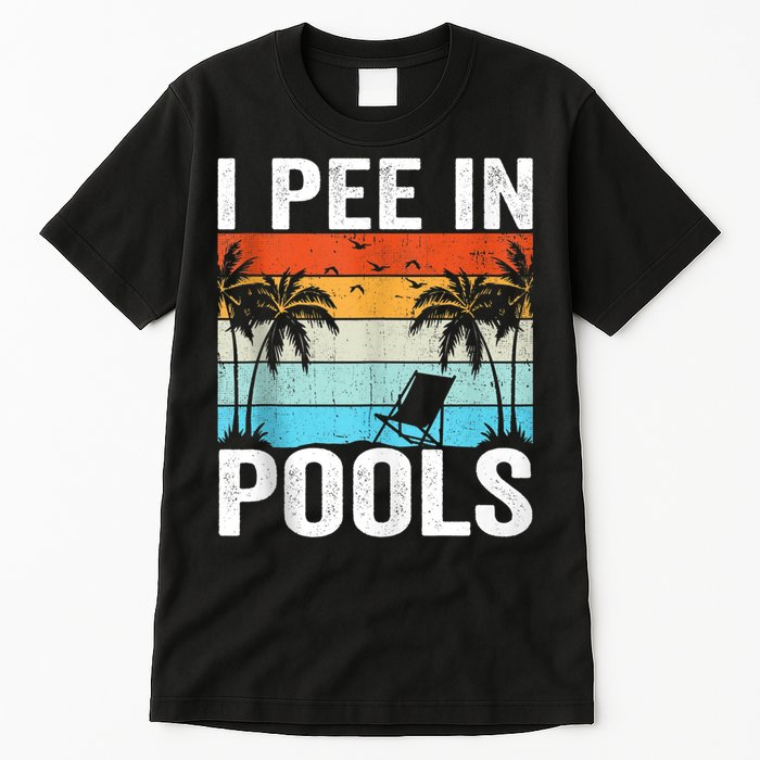 I Pee In Pools Vintage Tall T-Shirt