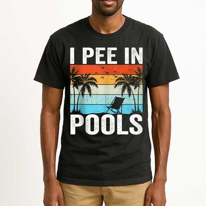I Pee In Pools Vintage Tall T-Shirt